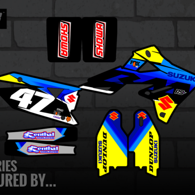 ONE 1 FOUR (pre-designed) SUZUKI STICKER KITS