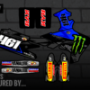ONE 1 FOUR (pre-designed) YAMAHA STICKER KITS - Image 6