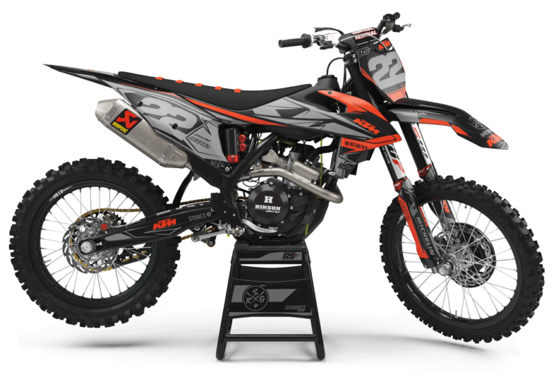 ONE 1 FOUR (pre-designed) KTM STICKER KIT